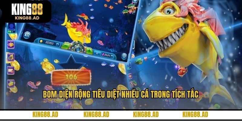 Bom diện rộng tiêu diệt nhiều cá trong tích tắc Bom diện rộng tiêu diệt nhiều cá trong tích tắc