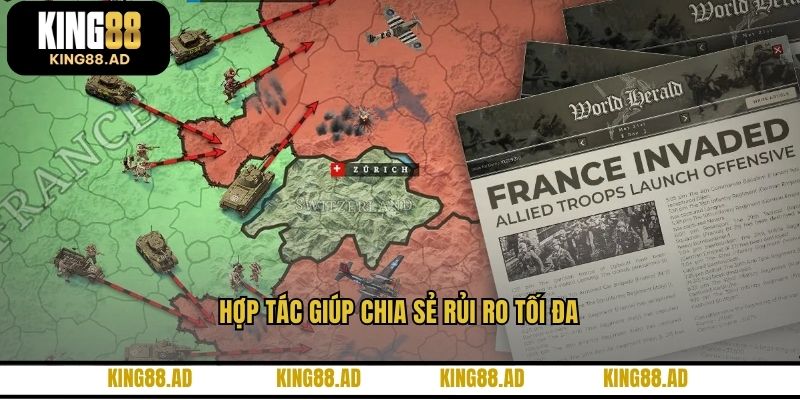 Hợp tác giúp chia sẻ rủi ro tối đa